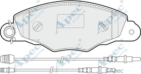 APEC BRAKING Jarrupala, levyjarru PAD1144